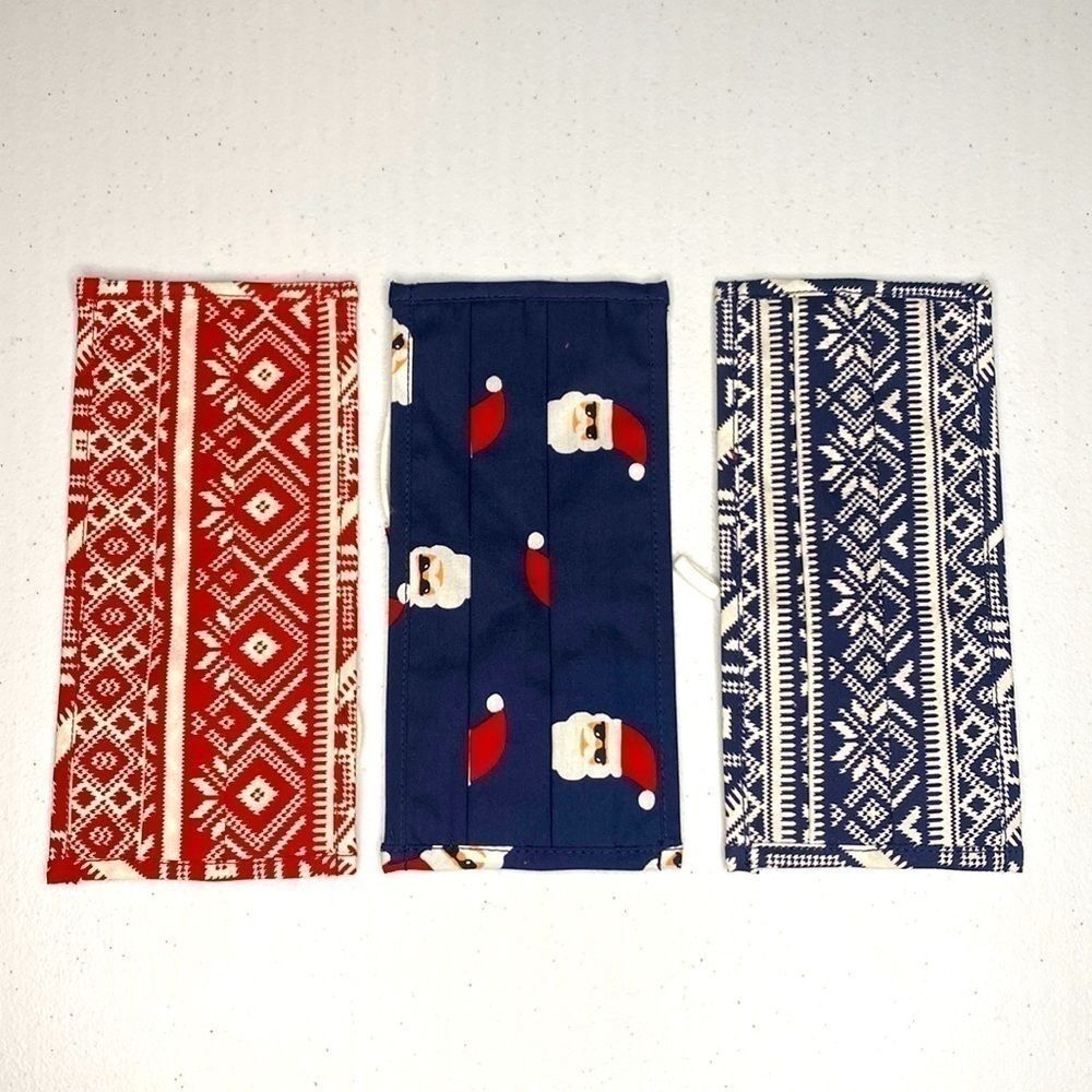 LOT OF 3 NEW OLD NAVY ADULT CHRISTMAS MASKS